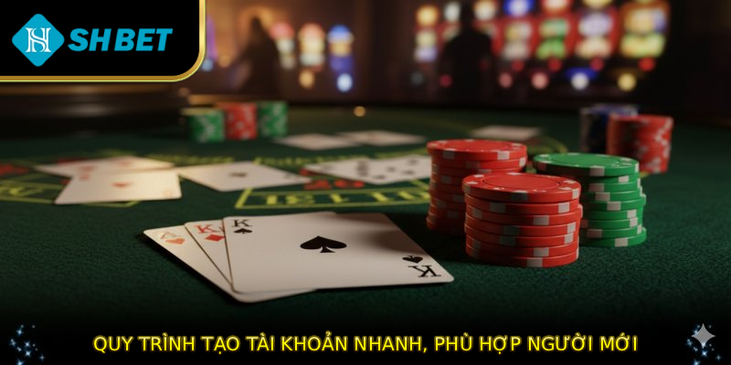 Quy trình tạo tài khoản nhanh, phù hợp người mới